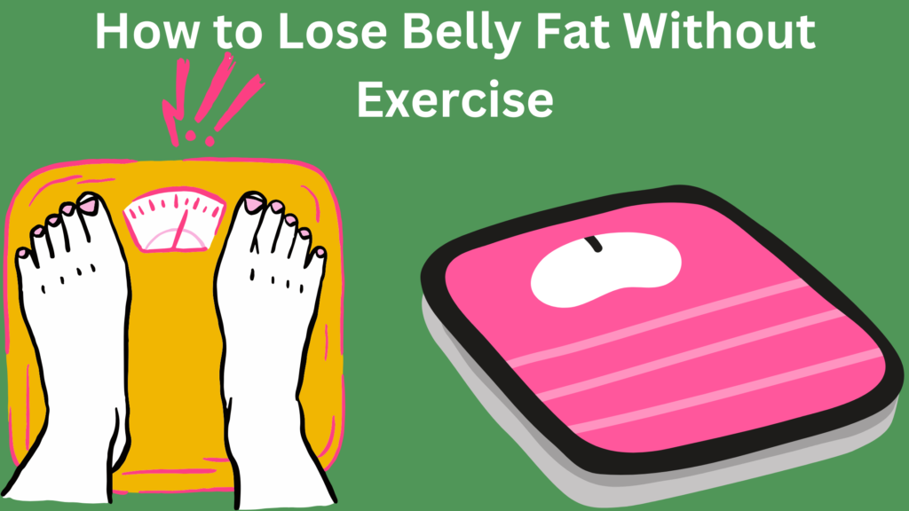 how to lose belly fat without exercise