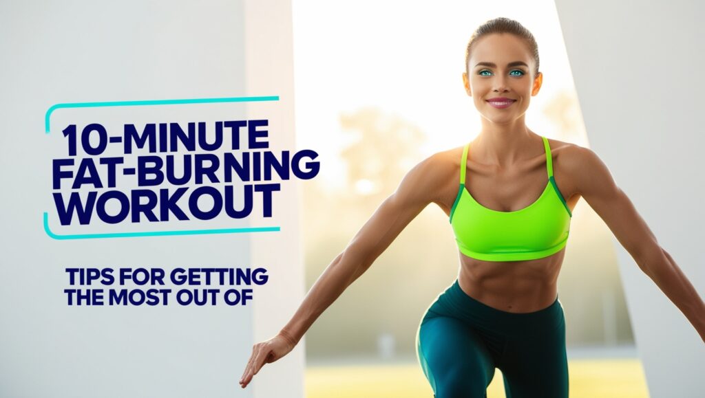 10-minute fat burning workout at home