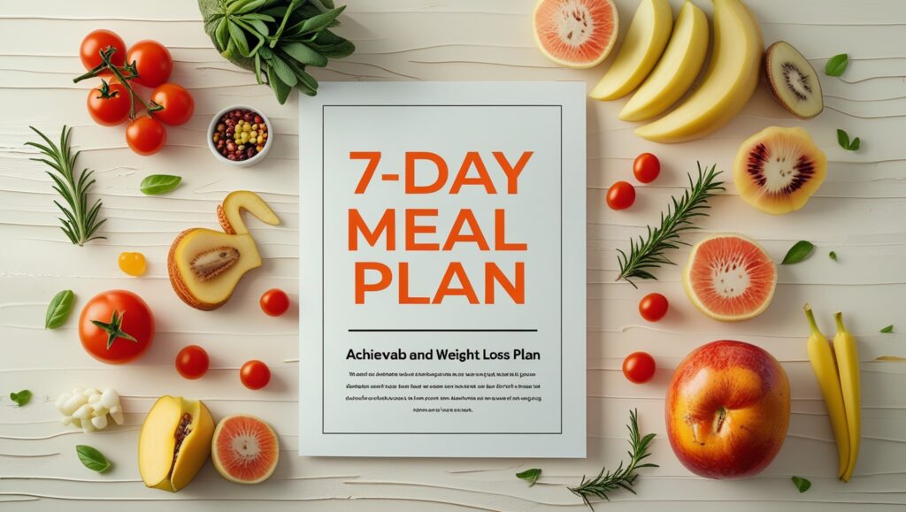 7 Day Meal Plan to Lose Belly Fat in 1 Week